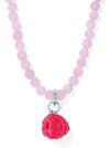 Bright Raspberry Accent Necklace