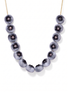 Blueberry Row Necklace in gold