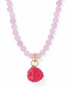 Bright Raspberry Accent Necklace